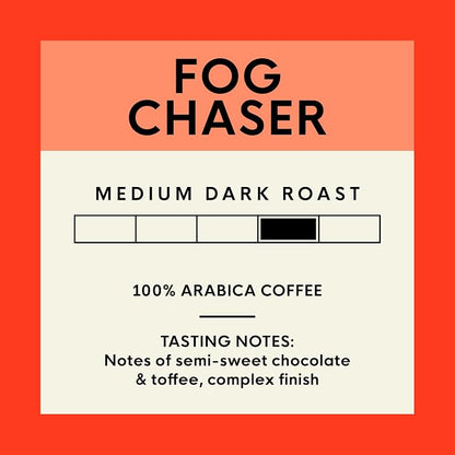San Francisco Bay Coffee - Medium-Dark Roast Whole Bean Coffee - Fog Chaser (2 lb bag)