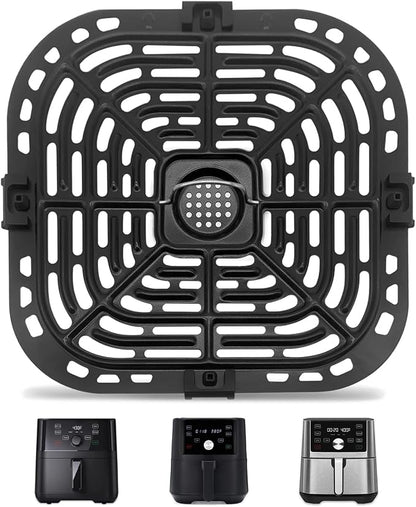 Air Fryer Replacement Tray for Instant Pot Vortex 6 in 1 6 QT Gourmia GAF735 6 QT, Original Air Fryer Accessories Grill Pan Plate Crisper Plate Rack Parts,Dishwasher Safe