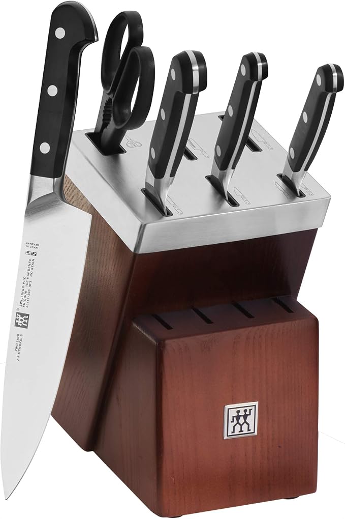 ZWILLING Pro 7-pc Self-Sharpening Knife Block Set