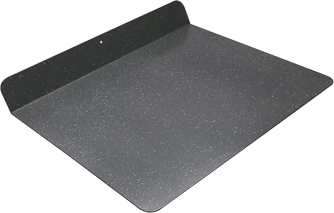 casaWare Toaster Oven 12 1/8 x 11-Inch (Exterior) 10-Inch (Interior) Baking Sheet with a 1.5-Inch Handle (Silver Granite)