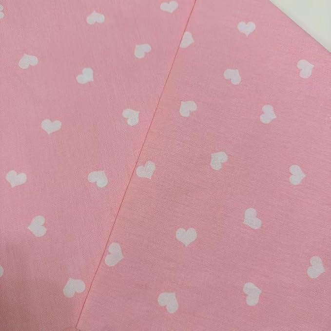 7Pcs 20" x 20" Cotton Fabric DIY Making Supplies Quilting Patchwork Fabric Fat Quarter Bundles DIY for Quilting Cotton Patchwork Cushions (Love Flower, 20 x 20 inches)