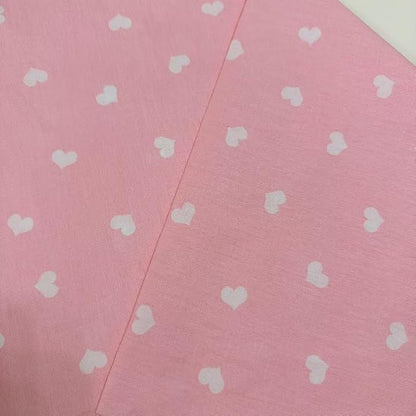 7Pcs 20" x 20" Cotton Fabric DIY Making Supplies Quilting Patchwork Fabric Fat Quarter Bundles DIY for Quilting Cotton Patchwork Cushions (Love Flower, 20 x 20 inches)