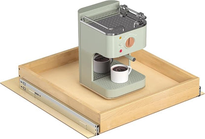 Pull Out Cabinet Organizer, 20" W x 21" D Soft Close Pull Out Drawers for Cabinets with Heavy Duty Slides, Wood Slide Out Drawers for Kitchen Cabinets