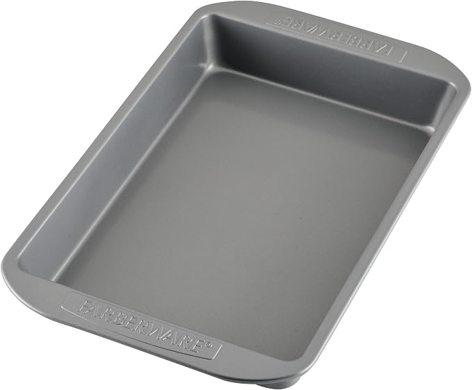Farberware Nonstick Bakeware 9x13 Baking Pan, Rectangular Cake Pan, Gray