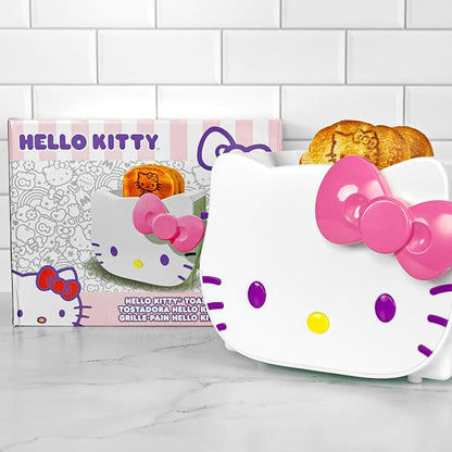 Uncanny Brands Deluxe 3D Sanrio Hello Kitty Toaster