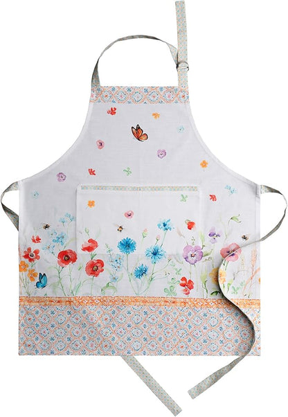 Maison d' Hermine 100% Cotton Apron for women with Pocket Kitchen Chef Apron for Men Cooking Spring Summer