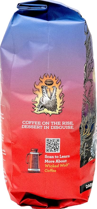 Raven's Brew Coffee Full Bodied Coffee Dark Roast Whole Bean - Wicked Wolf 2lb
