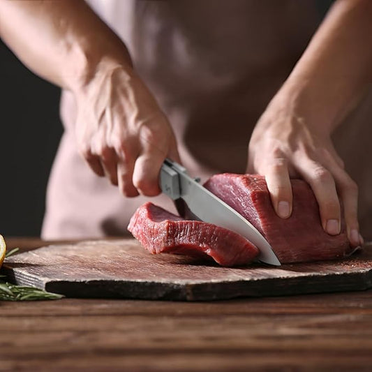 Huusk Folding Chef Pocket Knife - Japanese Santoku Knives, edc Kitchen Knives with 440C Stainless Steel Ultra Sharp Blade, Portable Meat Knives for Vegetable, Christmas Gift for Men and Women