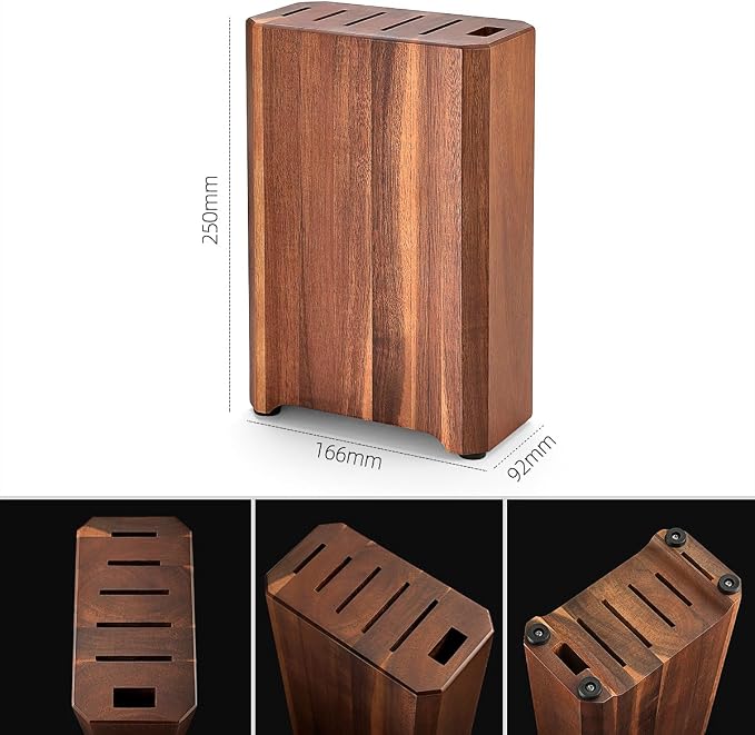 XINZUO Knife Block Set,Hand Forged 67 Layers Damascus Steel,7 Pieces Professional Chef Knife Set with Block&Kitchen Shear&Block, Razor Sharp, Olive Wood Octagonal Handle,Exquisite Box Package