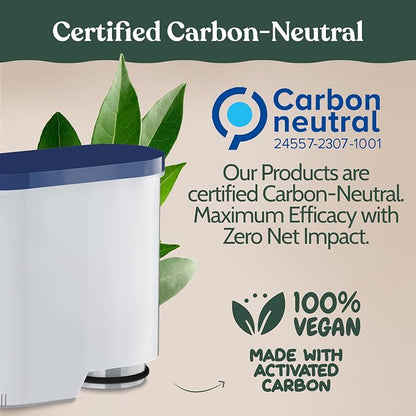 Roobi Compatible Philips Water Filters. Specially Designed for Philips Coffee Machines, Carbon Neutral Aqua Clean Water Filters. 2 Pack, 6 Months Supply.