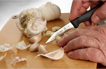 Mercer Culinary Millennia Black Handle Paring Knife, Clip Point Blade, 3.25-Inch