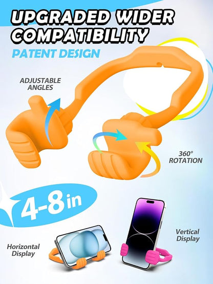 Graduation Gifts for Teens Girls Boys Kids Adults Gifts Cell Phone Stand: UPGRADE Adjustable Thumbs Up Lazy Phone Holder for Desk Fun Gadgets Birthday Gift Ideas for Teenager Women Trendy Stuff