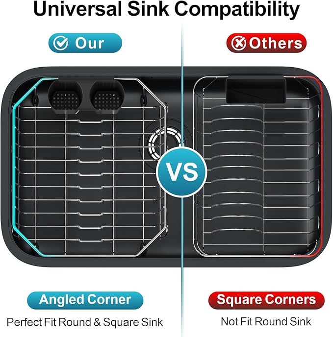 iSPECLE Small in Sink Dish Drying Rack - Stainless Steel Compact Inside Sink Dish Drainer for RV Apartment Kitchen, Rust Resistant, 11.6" W x 13.4" L, Silver