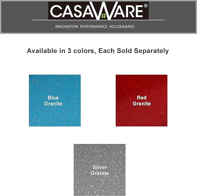 casaWare Toaster Oven 12 1/8 x 11-Inch (Exterior) 10-Inch (Interior) Baking Sheet with a 1.5-Inch Handle (Silver Granite)