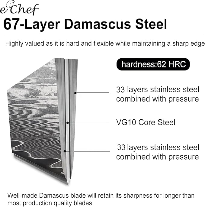 5-inch Peeler, Professional Kitchen Knife, Sharp Blade, 67-Layer Damascus VG-10 Steel Core, Comes with Gift Box (5-inch Multifunctional Knife)