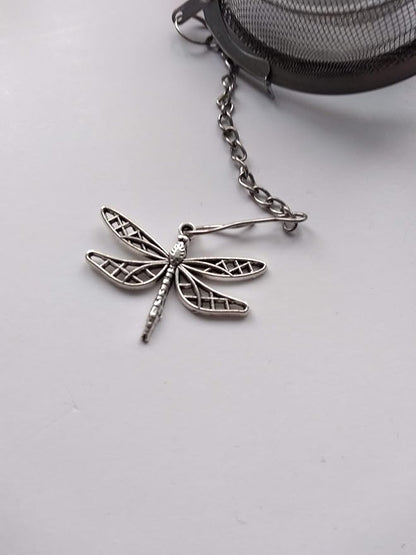 Dragonfly Tea Infuser for Loose Leaves, Metal Teaball
