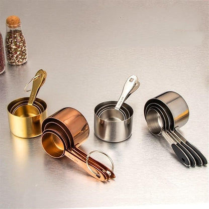Gravy Boat Stainless Steel Measuring Sauce Boat Spoon Measuring Cup Kitchen Scale Measuring Spoon Milk Powder Coffee Baking Dosing Tool Gravy Jug