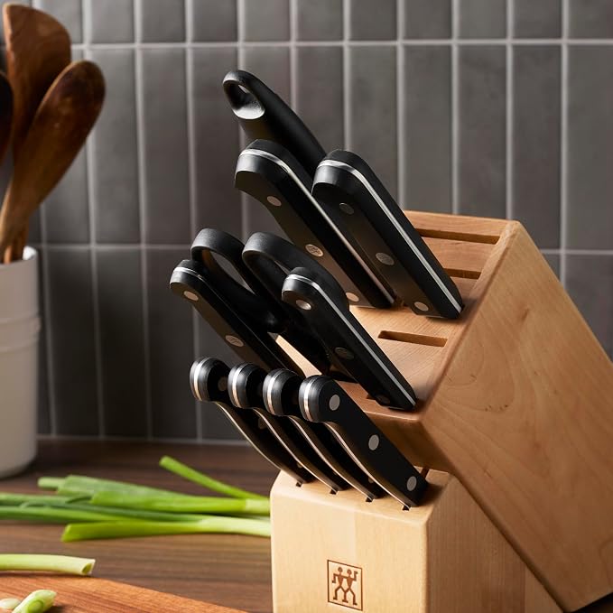 ZWILLING Gourmet 12-pc Knife Block Set - Natural