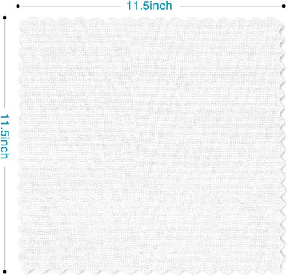 Orighty Microfiber Cleaning Cloth, 400 Pack Highly Absorbent Cleaning Rags, Household Cleaning Supplies, Reusable Microfiber Towels Lint Free Cloths for House, Kitchen, Car Care, 12x11 inch, White