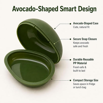 Avocado Keeper Avocado Saver Avocado Storage Containers Reusable Avocado Holder Organizer