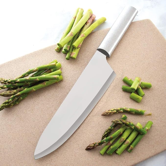 Rada Cutlery French Chef Knife (R131), 8.5" Stainless Steel Blade, Silver Handle, Pack of 2