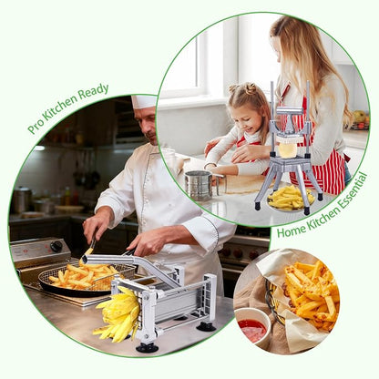 1/2" Vegetable Chopper Blade Replacement, Food-Grade 304 Stainless Steel Dicer Blade for Commercial Vegetable Chopper, Sharp & Durable French Fry Cutter Blade, Easy Clean, Fits Most Chopper Models