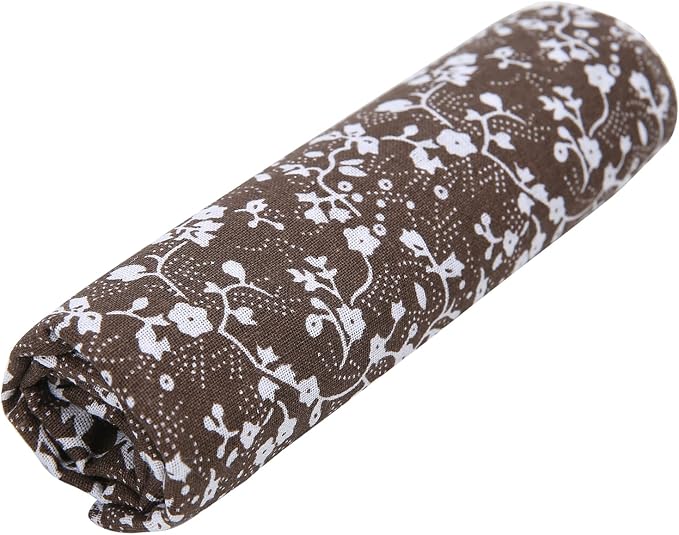 7 pcs 20" x 20" Cotton Fabric DIY Making Supplies Quilting Patchwork Fabric Fat Quarter Bundles DIY for Quilting Cotton Patchwork Cushions (Brown, 20" x 20")