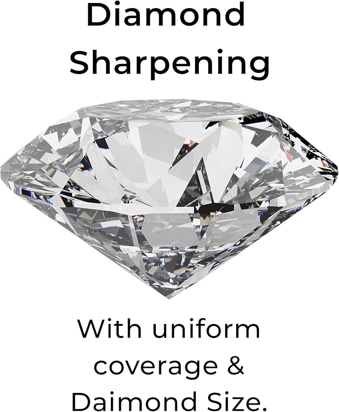 DMT D8E Dia-Sharp Bench Stone - Diamond Knife Sharpener for the Workshop, Jobsite or Kitchen - Extra Fine- Flat Diamond Sharpening - Non-Slip Knife Sharpener- Made in the USA - 8 x 3 x 0.38 Inches