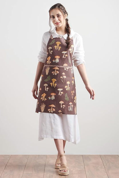 Maison d' Hermine 100% Cotton Apron for women with Pocket Kitchen Chef Apron for Men Cooking Spring Summer