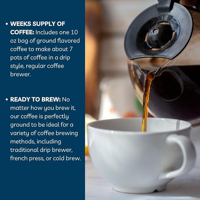 Door County Coffee Breakfast Blend Ground Coffee - Medium Roast - 100% Specialty Arabica - 10 oz Bag