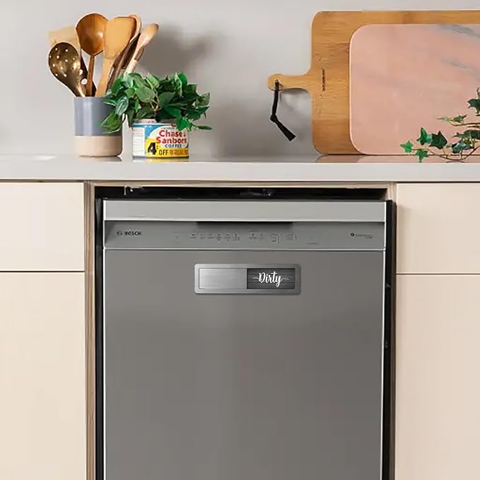 Dishwasher Magnet Clean Dirty Sign -Dishwasher Magnet Sign - Clean & Dirty Dishwasher Slider Indicator - Kitchen Signs