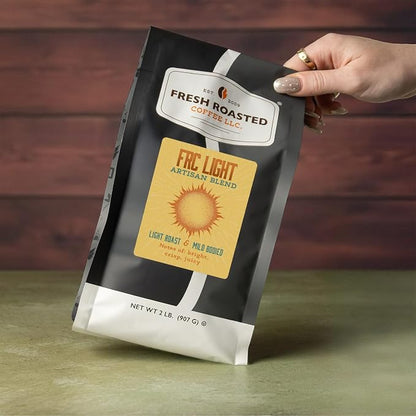 Fresh Roasted Coffee, FRC Light Roast Blend Whole Bean Coffee, Light Roast, Kosher, 2 lb (32 oz)