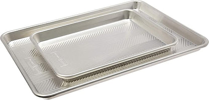 Nordic Ware Prism Baking Half and Quarter Sheet, Natural