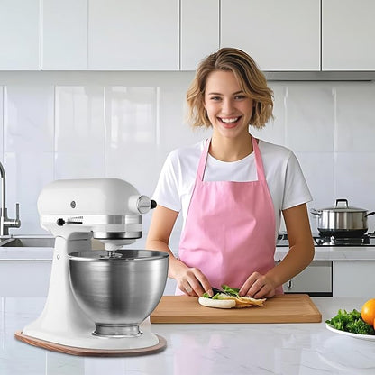 Mixer Slider Compatible with Kitchen aid Mini 3.5 Qt Tilt-Head Stand Mixe - Kitchen Countertop Storage Mover Sliding Caddy for Kitchen Aid Artisan Mixer (3.5 QT - Brown)