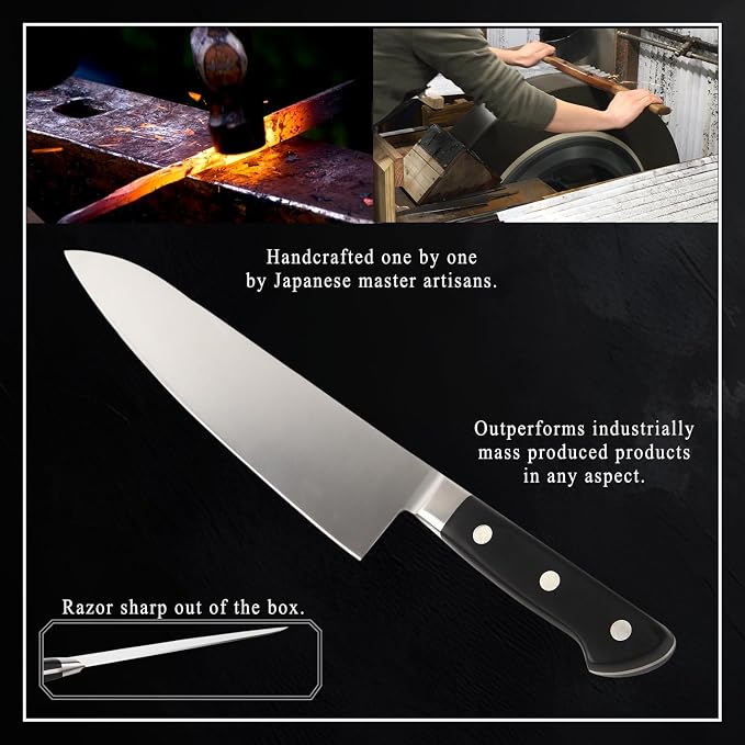 Japanese Chef Knife Premium Molybdenum Stainless Steel, Gyuto 8.3-inch (210mm)