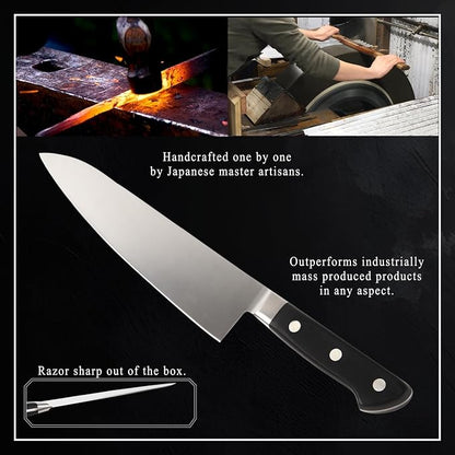 Japanese Chef Knife Premium Molybdenum Stainless Steel, Gyuto 8.3-inch (210mm)