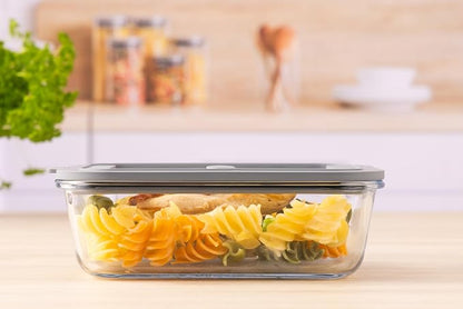 Kilner Fresh Storage 1.5 Litre Airtight Glass Container Durable Leakproof Lid with Vacuum Seal for Food Storage Leftovers Snacks Meal Prep Batch Cooking