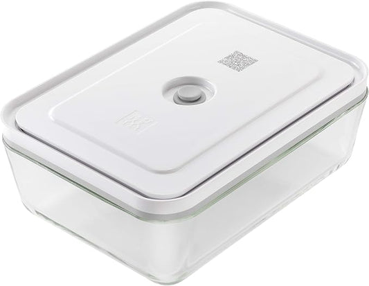ZWILLING Fresh Save 36812-100 Fresh & Save Vacuum Glass Fridge Box, 0.6 gal (2 L) Sealed Storage Container