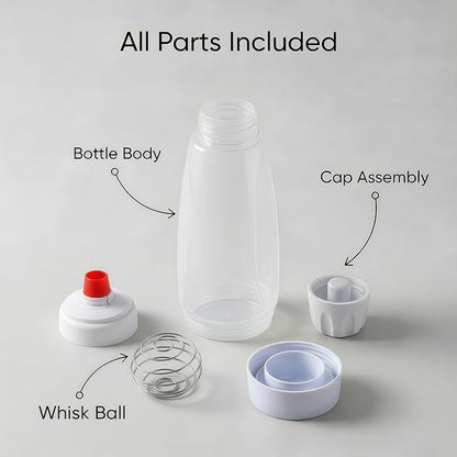 2PCS Pancake Batter Dispenser Bottle for Mixing and Pouring Perfect Batter Ideal for Pancakes Muffins Cupcakes and More Essential Mixer and Shaker Bottle for Kitchen Cooking and Baking