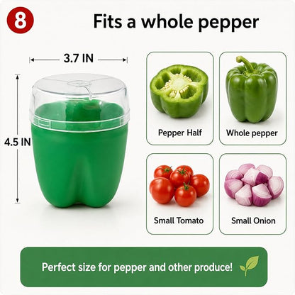 Pepper Keeper - Reusable Pepper Storage Containers and Organizer
