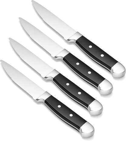 Oneida Crosshatch Cutlery Set – Jumbo 4-Piece Steak Knife Set