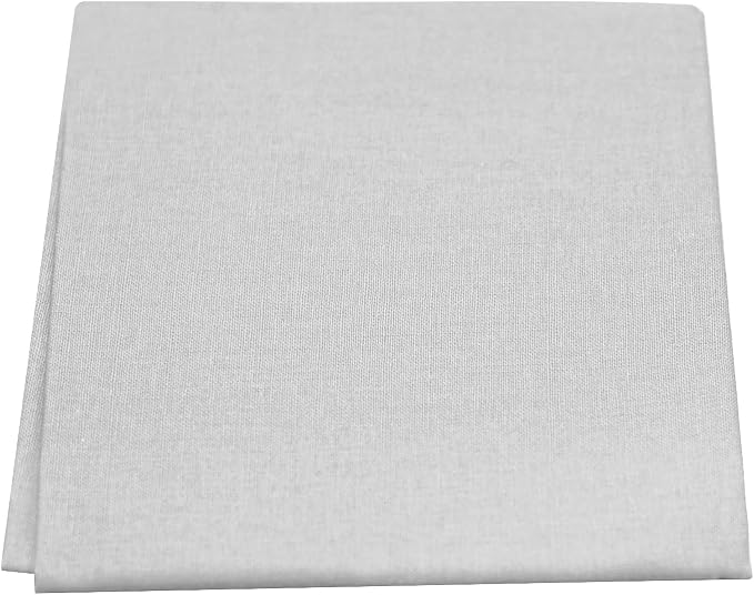 3 Pieces 18 x 21 Inches Cotton Fabric Precut Quilting Fabric Bundles Solid Colors Layer Cakes Quilt Material for DIY Craft Sewing Embroidery (Light Grey)