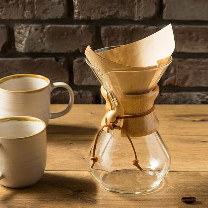 subjectthree Glass Coffee Dripper 6 Cup Pour Over Coffee Maker Set with Reusable Filter Easy Clean for Camping,Office,Cafes,Home Use(20 Ounce)