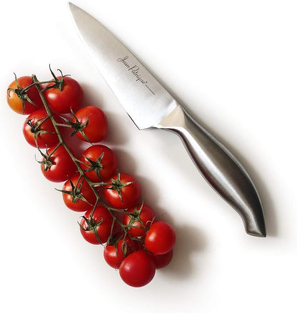 Jean-Patrique Professional Chef Knife Chopaholic - Ergonomic Stainless Steel Handle - Utility Knife for Chopping, Cutting, Dicing and Carving - 6 Inch