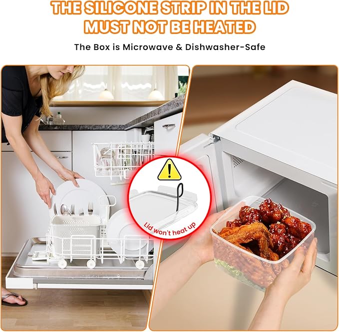 Fruit Storage Containers for Fridge - 5 PCS Poduce Containers for Fridge - with Removable Drain Basket - Keep Fruit Lettuce Berry Vegetables Meat Food Stay Fresher Longer