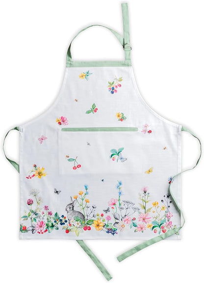 Maison d' Hermine 100% Cotton Apron for women with Pocket Kitchen Chef Apron for Men Cooking Spring Summer