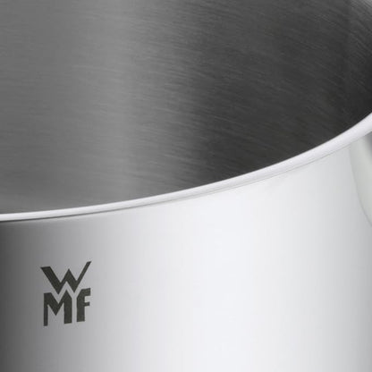 WMF cookware Ø 24 cm approx. 4,1l Function 4 Inside scaling lid - pour off or decant liquids without spilling to keep your dishes and cooker clean. Made in Germany hollow side handles glass lid Cromargan stainless steel brushed suitable for all stove t...