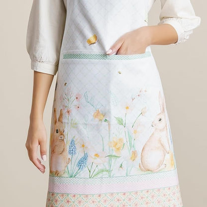 Maison d' Hermine 100% Cotton Apron for women with Pocket Kitchen Chef Apron for Men Cooking Spring Summer