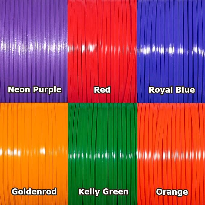 Craft County Rexlace Multicolor Bundle Packs – 100 Yards of Each Color (Primary)