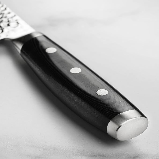 Enso Chef's Knife - Made in Japan - HD Series - VG10 Hammered Damascus Stainless Steel Gyuto - 8"